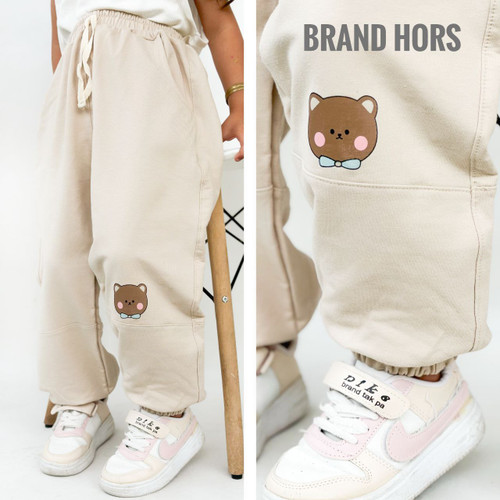 شلوار اسپرت طرح خرسی