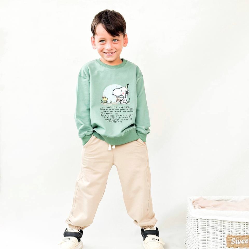 بلوز تک دورس بچگانه طرح اسنوپی جنس دورس لاکرا | سایز 1 الی 8 سال