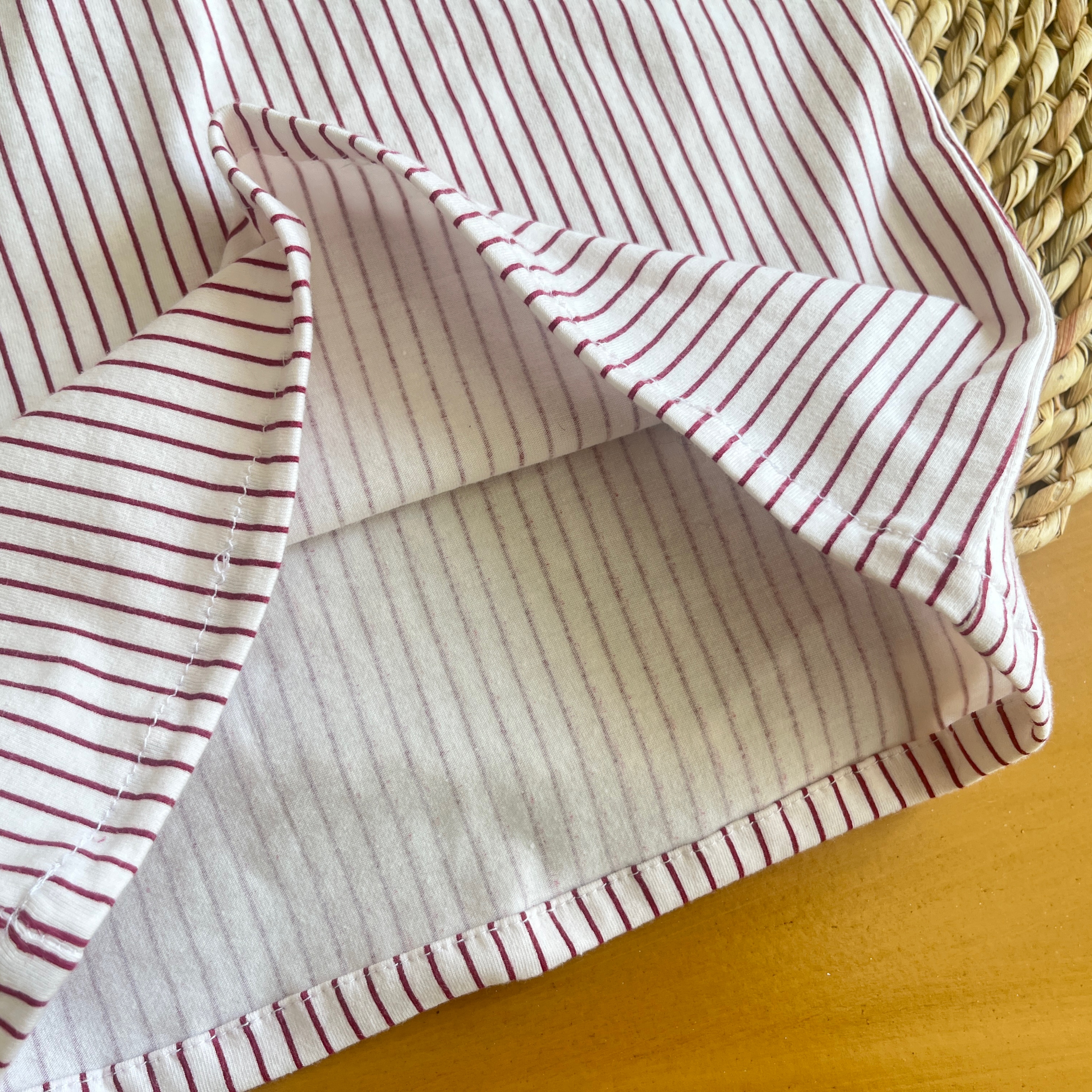 جزئیات تاپ دخترانه و تمیزی دوخت لباس