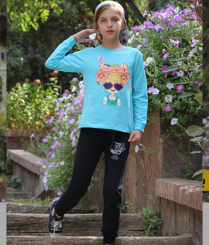 عکس تنخور ست آبی رنگ