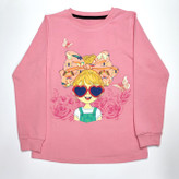 بلوز ست صورتی رنگ دخترک عینکی