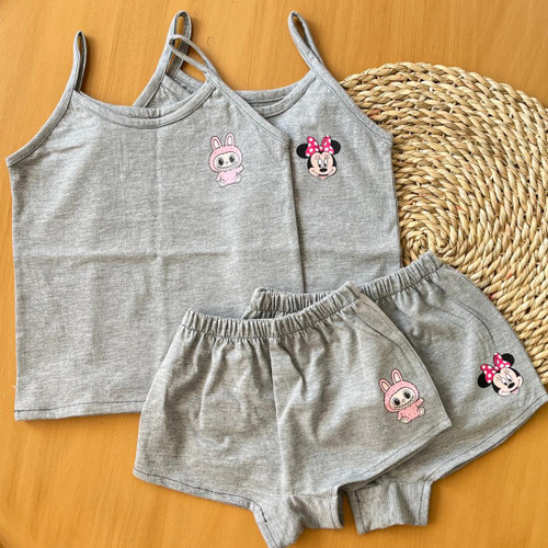 رکابی و شورت دخترانه