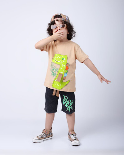 تیشرت شلوارک داینو بچگانه