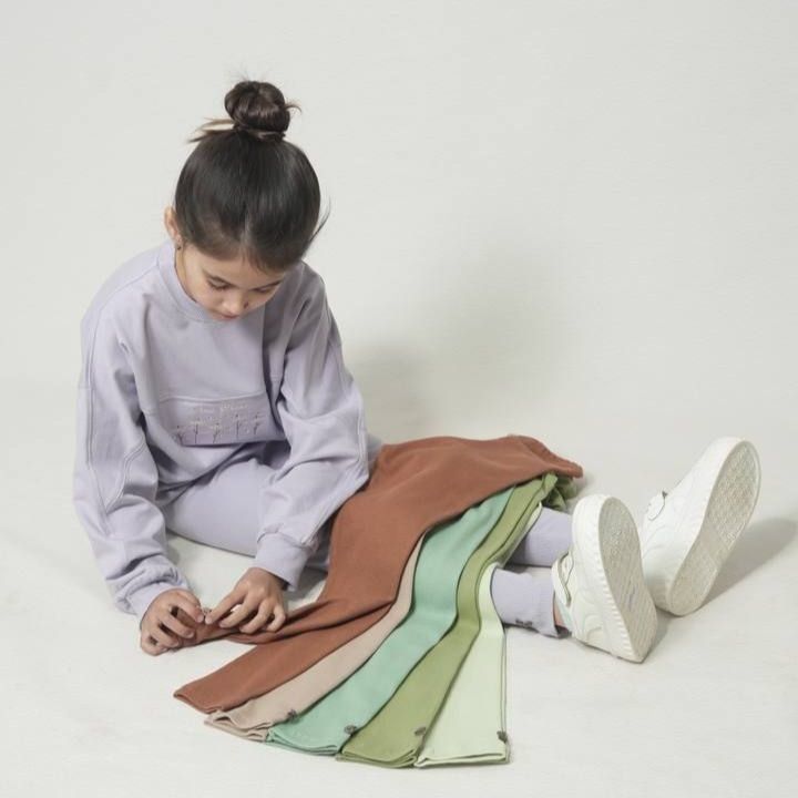 لگ کبریتی دخترانه رنگ کرمی و شکلاتی | سایز 50 تا 75