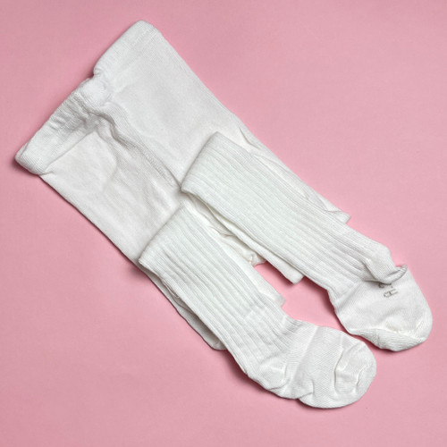 جوراب شلوار سفید