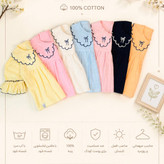 شومیز دخترانه جنس لینن طرح پاپیون/سایز 40 تا ۵۵